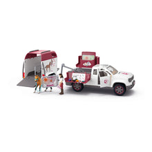 Load image into Gallery viewer, SCHLEICH Horse Club Mobile Vet with Trailer Toy Playset - 42704