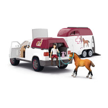 Load image into Gallery viewer, SCHLEICH Horse Club Mobile Vet with Trailer Toy Playset - 42704