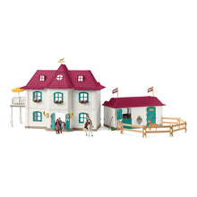 Load image into Gallery viewer, SCHLEICH Horse Club Lakeside Country House and Stable Toy Playset - 42706