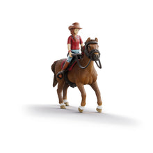 Load image into Gallery viewer, SCHLEICH Horse Club Hannah & Cayenne Toy Figure Set - 42711