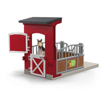 Load image into Gallery viewer, SCHLEICH Farm World Pony Box with Mustang Mare Toy Playset - 42724