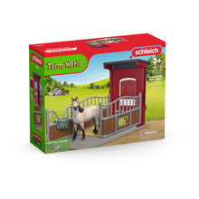 Load image into Gallery viewer, SCHLEICH Farm World Pony Box with Mustang Mare Toy Playset - 42724