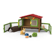 Load image into Gallery viewer, SCHLEICH Farm World Rabbit Hutch Toy Playset - 42728