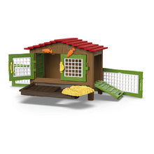 Load image into Gallery viewer, SCHLEICH Farm World Rabbit Hutch Toy Playset - 42728