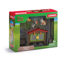 Load image into Gallery viewer, SCHLEICH Farm World Rabbit Hutch Toy Playset - 42728