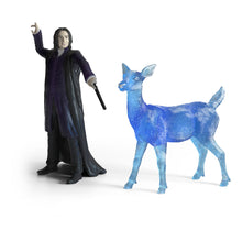Load image into Gallery viewer, SCHLEICH Harry Potter Wizarding World Professor Snape & Patronus Toy Figure Set - 42683