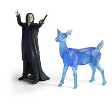 Load image into Gallery viewer, SCHLEICH Harry Potter Wizarding World Professor Snape & Patronus Toy Figure Set - 42683