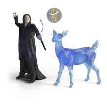 Load image into Gallery viewer, SCHLEICH Harry Potter Wizarding World Professor Snape & Patronus Toy Figure Set - 42683