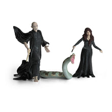 Load image into Gallery viewer, SCHLEICH Harry Potter Wizarding World Lord Voldemort, Nagini & Bellatrix Lestrange Toy Figure Set - 42684