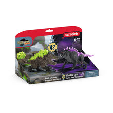 Load image into Gallery viewer, SCHLEICH Eldrador Creatures Shadow Lynx vs. Rock Crusher Toy Figure - 70827