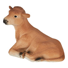 Load image into Gallery viewer, MOJO Farmland Jersey Calf Lying Down Toy Figure - 387144