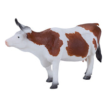 Load image into Gallery viewer, MOJO Farmland Simmental Cow Toy Figure - 387220