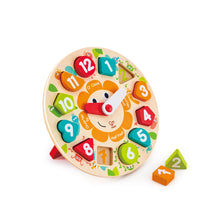 Load image into Gallery viewer, HAPE Chunky Clock Puzzle - E1622