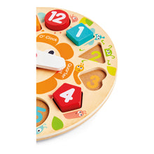 Load image into Gallery viewer, HAPE Chunky Clock Puzzle - E1622