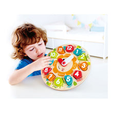 Load image into Gallery viewer, HAPE Chunky Clock Puzzle - E1622