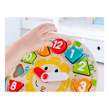 Load image into Gallery viewer, HAPE Chunky Clock Puzzle - E1622