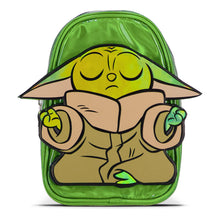 Load image into Gallery viewer, STAR WARS The Mandalorian 3D Grogu Patch Shiny Mini Backpack - MP865205STW