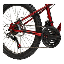 Load image into Gallery viewer, HUFFY Korros 24-Inch 21-Speed Red Hardtail Mountain Bike - 24385W
