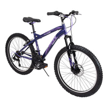 Load image into Gallery viewer, HUFFY Extent 24-inch 18-Speed Midnight Purple Children's Hardtail Mountain Bike - 64359W