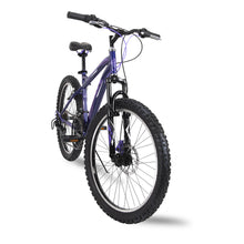 Load image into Gallery viewer, HUFFY Extent 24-inch 18-Speed Midnight Purple Children's Hardtail Mountain Bike - 64359W