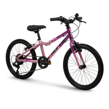 Load image into Gallery viewer, Huffy Literide 20in Alloy 7-Speed Neon Nebula Pink and Grey Junior Girls Bike - 23015W