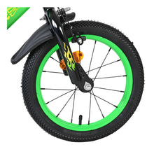 Load image into Gallery viewer, Volare Strike Green and Black 14-Inch Boys Children's Bike - 51429