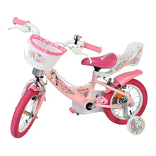 Load image into Gallery viewer, Volare Unicorn Pink 12-Inch Girls Children's Bike - 61272