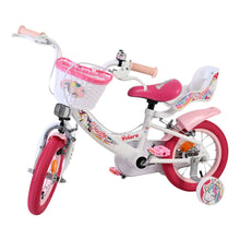 Load image into Gallery viewer, Volare Unicorn White 12-Inch Girls Children's Bike - 61275