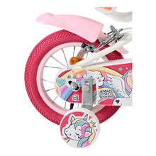 Load image into Gallery viewer, Volare Unicorn White 12-Inch Girls Children's Bike - 61275