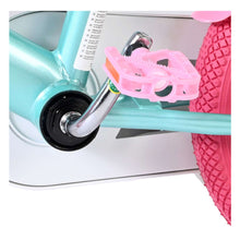 Load image into Gallery viewer, Volare Unicorn Green 12-Inch Girls Children's Bike - 61278