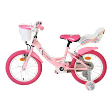 Load image into Gallery viewer, Volare Unicorn Pink 16-Inch Girls Children's Bike - 61677