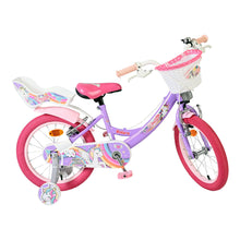 Load image into Gallery viewer, Volare Unicorn Purple 16-Inch Girls Children's Bike - 61687