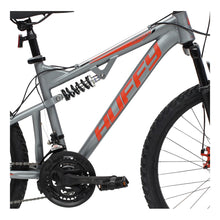 Load image into Gallery viewer, Huffy Marker 24-Inch Matte Gunmetal Grey Full Suspension 21-Speed Boys Children's Mountain Bike - 24940W