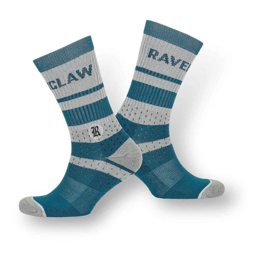 WIZARDING WORLD Harry Potter Embroidered Ravenclaw Socks, Unisex (SO9AIMHPT)