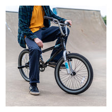 Load image into Gallery viewer, Zombie Infest 20-inch BMX Bike - Black/Blue/Silver