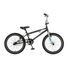 Load image into Gallery viewer, Zombie Infest 20-inch BMX Bike - Black/Blue/Silver