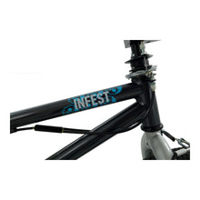 Load image into Gallery viewer, Zombie Infest 20-inch BMX Bike - Black/Blue/Silver