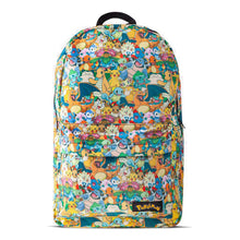 Load image into Gallery viewer, POKEMON All-over Characters Print Backpack, Unisex, Multi-Colour (BP060805POK)