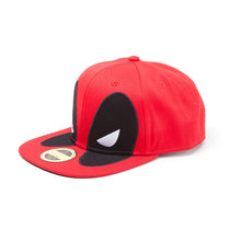 Load image into Gallery viewer, MARVEL COMICS Deadpool Big Face Snapback Baseball Cap (SB097581DEA)
