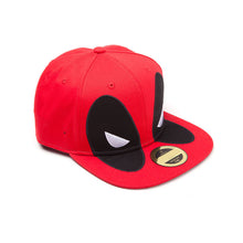 Load image into Gallery viewer, MARVEL COMICS Deadpool Big Face Snapback Baseball Cap (SB097581DEA)