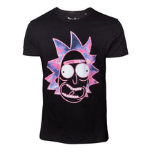 Load image into Gallery viewer, RICK AND MORTY Neon Rick Face T-Shirt, Male (TS583098RMT)