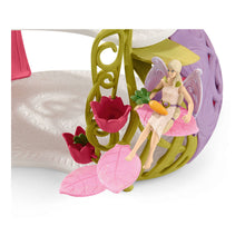 Load image into Gallery viewer, SCHLEICH Bayala Glittering Flower House with Unicorns, Lake and Stable (42445)