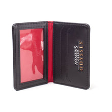Load image into Gallery viewer, ASSASSIN'S CREED Odyssey Metal Logo Badge Premium Card Wallet, Male, Black (MW650818ACO)
