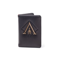 Load image into Gallery viewer, ASSASSIN'S CREED Odyssey Metal Logo Badge Premium Card Wallet, Male, Black (MW650818ACO)