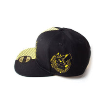 Load image into Gallery viewer, POKEMON Block Pikachu Snapback Baseball Cap, Unisex, Black/Yellow (SB500130POK)