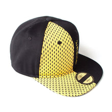 Load image into Gallery viewer, POKEMON Block Pikachu Snapback Baseball Cap, Unisex, Black/Yellow (SB500130POK)
