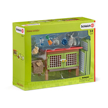 Load image into Gallery viewer, SCHLEICH Farm World Rabbit Hutch (42420)