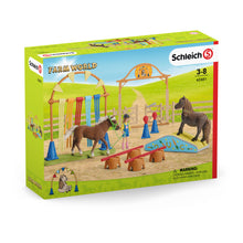 Load image into Gallery viewer, SCHLEICH Farm World Pony Agility Training (42481)