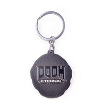 Load image into Gallery viewer, DOOM Eternal Slayers Club Metal Keychain, Unisex, Black/Silver (KE158254DOOM)
