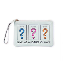 Load image into Gallery viewer, HASBRO Monopoly Chance Zipped Coin Purse with Wrist Strap, Female, Green (GW205533HSB)
